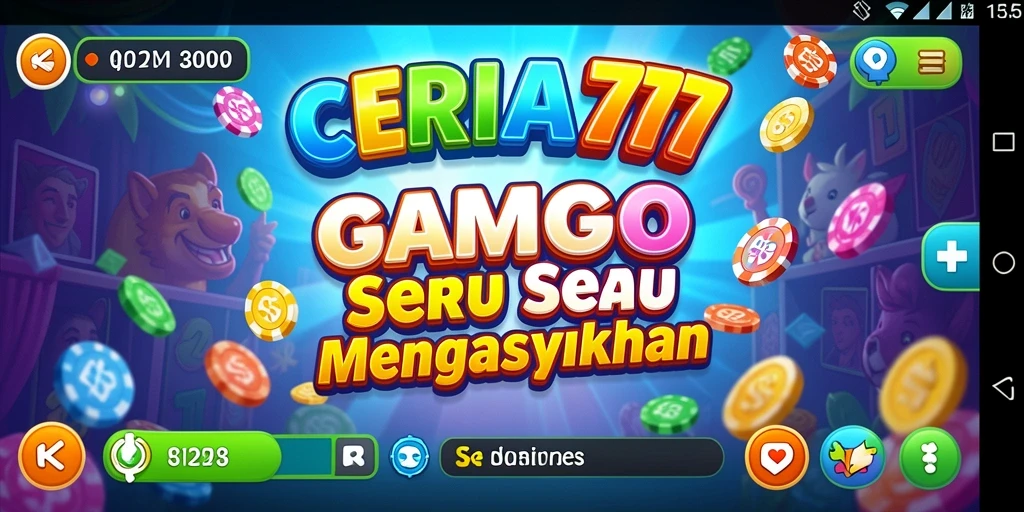 Screenshot gameplay CERIA777 menampilkan aksi seru bermain Bingo.
