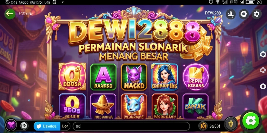 Screenshot gameplay DEWI288 menampilkan mesin Slot yang menarik.