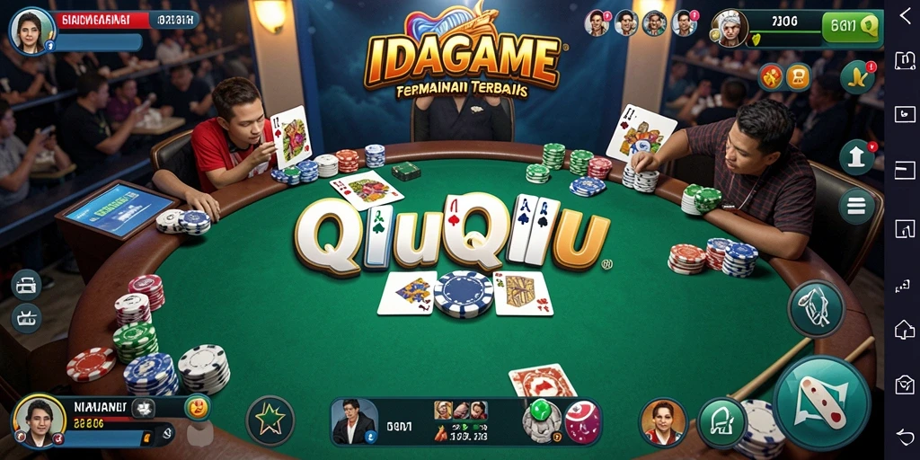 Tampilan gameplay QiuQiu yang menarik dan menantang.